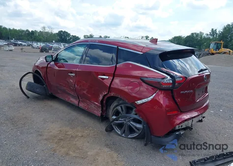 2022 Nissan Murano Platinum Intelligent Awd from USA, damaged, VIN 5N1AZ2DS5NC108603